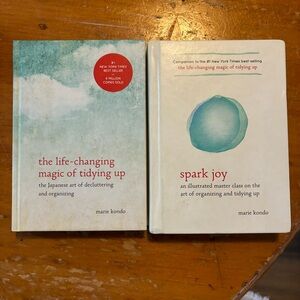 Marie Kondo Book bundle. The life changing magic of tithing up and spark Joy
